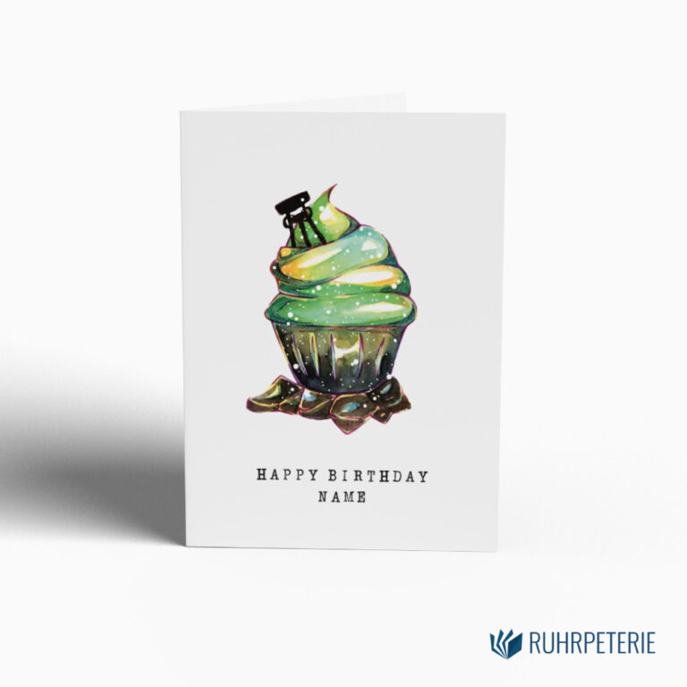 Geburtstagskarte-ruhrpott-cupcake-gruen-papeterie-online-shop