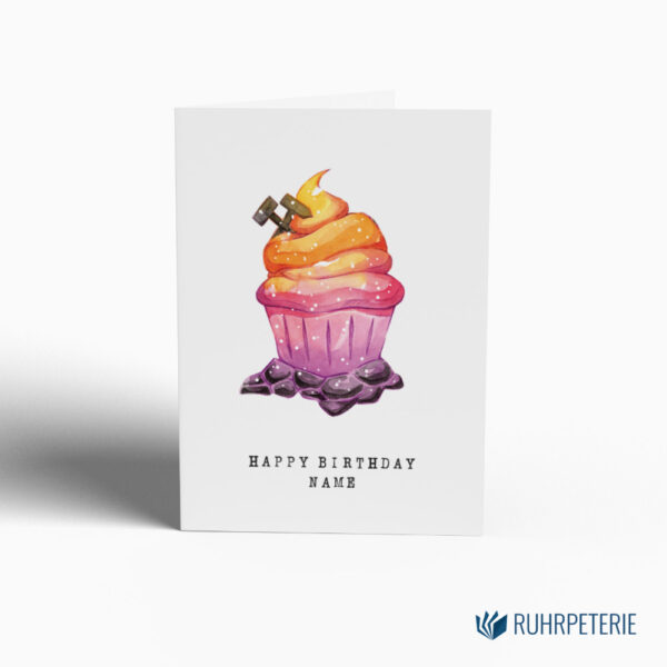 Geburtstagskarte-ruhrpott-cupcake-rosa-papeterie-online-shop