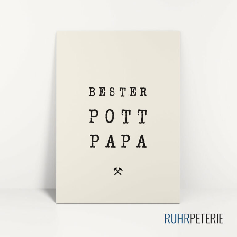 Ruhrpott-Spruch-Bester-Pott-Papa-Papeterie-Online-Shop