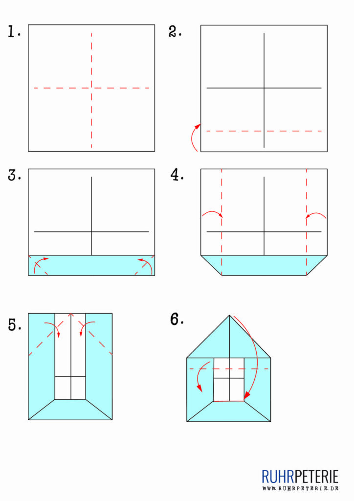 origami briefumschlag falten Anleitungen von papeterie online shop bochum 2