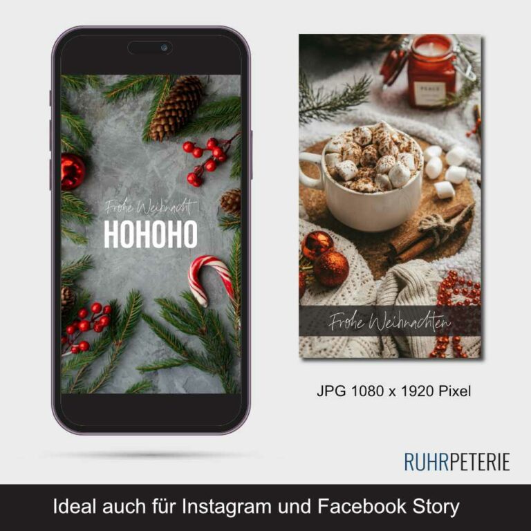 Kostenlose Weihnachten ecards von Papeterie Online Shop Bochum