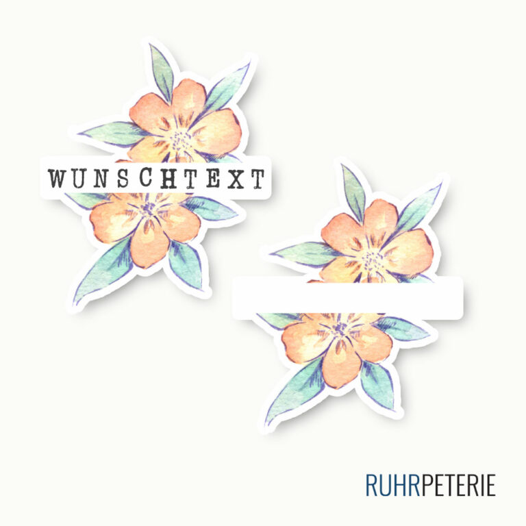 Floral-Sticker-Wunschtext-Papeterie-Online-Shop