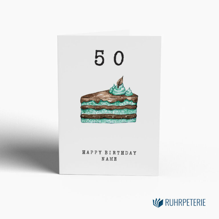 Personalisierte-Geburtstagskarte-Torte-Alter-Name-Mint-Papeterie-Shop-Bochum