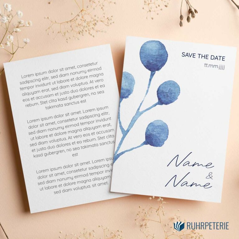 Save-the-Date-06-Blume-blau-Papeterie-Onlineshop-Bochum